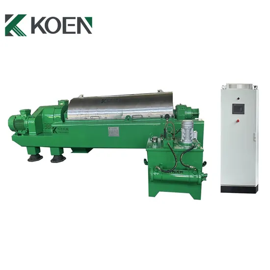20m3/H Crude Palm Oil Separation 3 Phase Tricanter Decanter Centrifuge